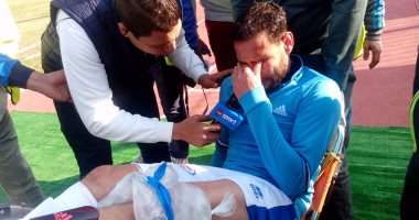 إصابة عمر سعد لاعب سموحة بقطع فى الرباط الصليبى للمرة الثانية