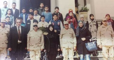 بالصور.. طلاب مدرسة اللغات بالحامول يزورون الكلية الحربية بالقاهرة