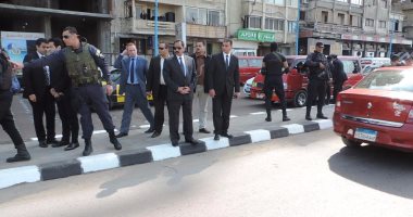 حملة مرورية على طريق الجيش بالإسكندرية لتوعية المواطنين بالقوانين
