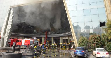 بالصور.. مصرع 3 أشخاص وإصابة 14 فى حريق ضخم بفندق جنوب شرق الصين