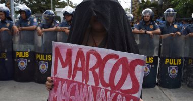 بالصور.. مظاهرات ضد رئيس الفلبين الأسبق تزامنا مع ذكرى ثورة "سلطة الشعب"