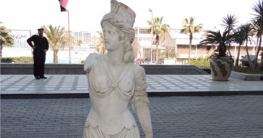 العثور على التمثال المسروق من حدائق أنطونيادس بالإسكندرية