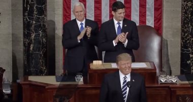 دونالد ترامب يصل "الكونجرس" لإلقاء أول خطاب له بعد توليه الرئاسة