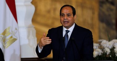 السيسي لميركل: مصر بتلاحم شعبها تخوض معركة حاسمة ضد الارهاب والتطرف 