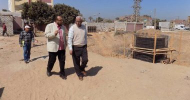 رئيس شركة مياه أسيوط يتفقد انشاءات محطة صرف إسكندرية التحرير 