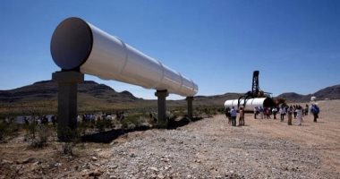أول صور من اختبار أسرع قطار فى العالم Hyperloop