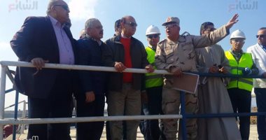 بالصور.. المشرف على إنشاء أرصفة ميناء شرق بورسعيد: انهينا 75% من الأعمال