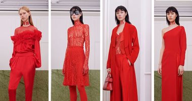 تصميمات "Givenchy" باللون الأحمر والتنوع فى التصميمات
