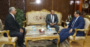 محافظ المنوفية يستقبل وزير القوى العاملة لافتتاح ملتقى التشغيل