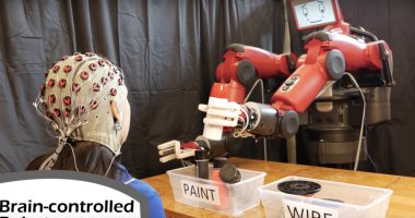 بالفيديو.. باحثون يتوصلون لطريقة للتحكم فى الروبوتات بالعقل