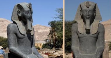 بالصور.. "الآثار" تعلن عن اكتشافات حديثة بمعبد الملك أمنحتب الثالث بالقرنة
