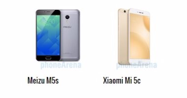 بالمواصفات.. أبرز الفروق بين هاتفى Xiaomi Mi 5c وMeizu M5s
