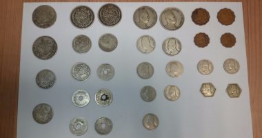 ضبط عامل بحوزته 67 قطعة من العملات الأثرية أثناء محاولته ترويجها فى سوهاج