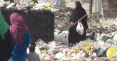 شكوى من انتشار القمامة فى مدخل مدينة قباء بجسر السويس