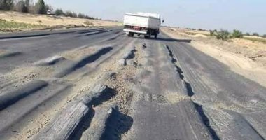 قارئ يطالب بإصلاح الطريق الصحراوى الرابط بين القاهرة والصعيد