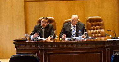 بالصور.. النائب طارق حسانين باجتماع اللجنة الاقتصادية: "نص موظفين البلد شمال"
