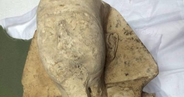 ننشر صور تمثال سيتى الثانى المكتشف فى المطرية قبل نقله للتحرير