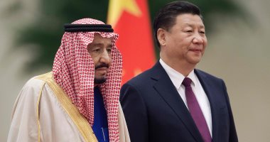 بالصور.. الرئيس الصينى يستقبل الملك سلمان بن عبد العزيز فى بكين