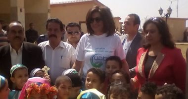 بالصور.. وزيرة الهجرة تصل محافظة المنيا لإطلاق ماراثون "اطمن على نفسك" الخيرى