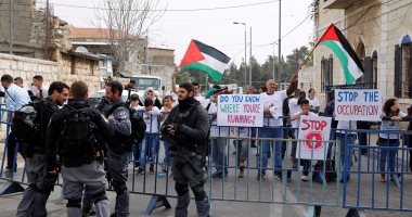تظاهرات بفلسطين احتجاجا على اقامة إسرائيل ماراثون للجرى بالقدس القديمة