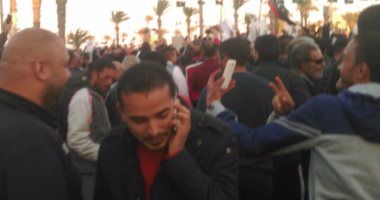 الميليشيات المسلحة فى طرابلس تفتح النار على تظاهرات داعمة للجيش الليبى 