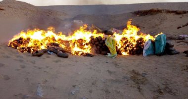 قوات إنفاذ القانون بالجيش الثالث تدمر 10 بؤر تأوى الإرهابيين بوسط سيناء