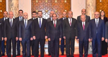بالصور.. الرئيس السيسى يستقبل سعد الحريرى لبحث توسيع التعاون مع لبنان