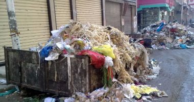 القمامة تحتل شوارع سيدى بشر فى الإسكندرية