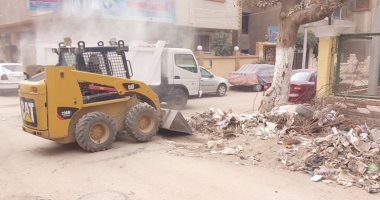 رفع 300 طن مخلفات وقمامه من مناطق وشوارع بمدينة بنى سويف
