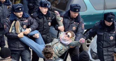 اعتقال 11 شخصا فى الساحة الحمراء بالعاصمة الروسية موسكو  
