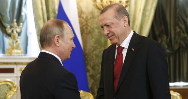 أردوغان يبحث مع بوتين العملية التركية فى عفرين السورية