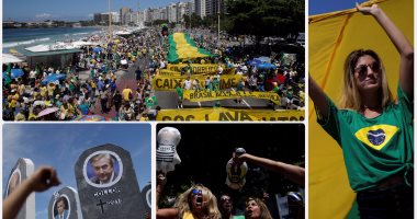 الآلاف يتظاهرون فى البرازيل احتجاجا على الفساد الحكومى