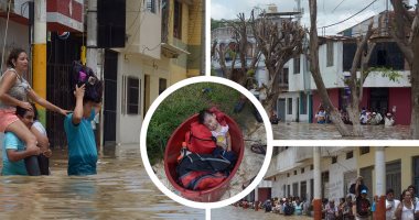 استمرار فيضانات بيرو وتضرر 164 ألف منزل