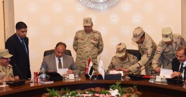محافظ الإسكندرية يوقع بروتوكول تعاون بين القوات المسلحة لصالح " بشائر الخير" ٢