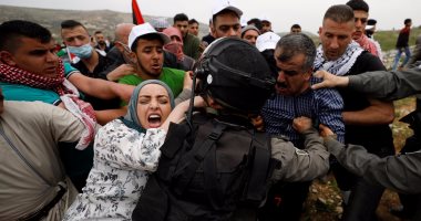 بالصور.. إصابه 50 شخصا فى قمع الاحتلال لمسيرات إحياء يوم الأرض فى فلسطين 