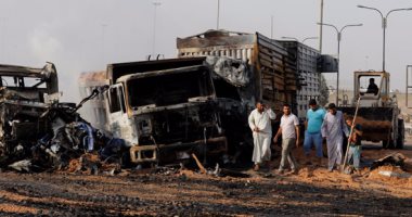 بالصور.. ارتفاع ضحايا انفجار سيارة مفخخة جنوبى بغداد إلى 25 قتيلا