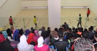 انطلاق البطولة المفتوحة للإسكواش بجامعة كفر الشيخ