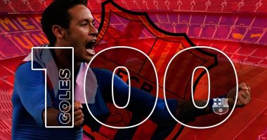إنفوجراف.. تفاصيل 100 هدف لنيمار مع برشلونة 
