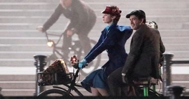 شاهد الصور الأولى لكواليس "Mary Poppins Returns" بلندن بين لين مانويل وبلانت