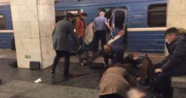 تداول فيديو لمواطنين يحاولون الهرب من عربات المترو بعد تفجير سان بطرسبرج