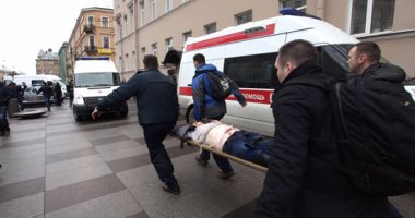 ننشر أول صور للمصابين فى حادث انفجار محطة مترو سان بطرسبرج الروسية