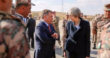 العاهل الأردنى يلتقى رئيسة وزراء بريطانيا لبحث التعاون بين البلدين