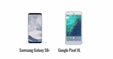 بالمواصفات.. أبرز الفروق بين هاتفى جلاكسى S8+ وGoogle Pixel XL