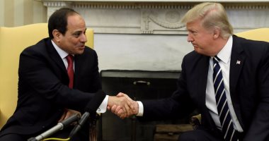 ترامب يؤكد للسيسي تضامن الولايات المتحدة مع مصر فى حربها ضد الإرهاب