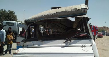 إصابة 7 عمال فى حادث انقلاب سيارة نقل جنوب بورسعيد