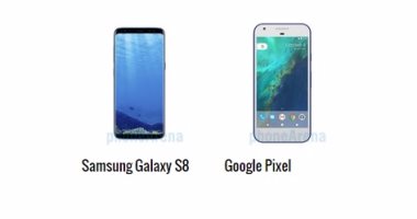 بالمواصفات.. أبرز الفروق بين هاتفى جلاكسى S8 وGoogle Pixel