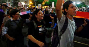 بالصور.. مظاهرات حاشدة فى بيرو احتجاجا على أعمال العنف ضد المرأة    