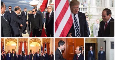 الرئيس السيسي يغادر واشنطن بعد زيارة رسمية 6 أيام