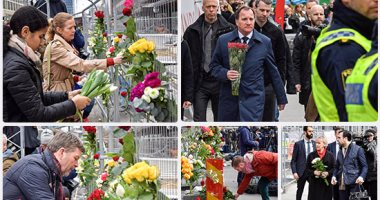 السويديون يقفون دقيقة صمت حدادا على أرواح ضحايا هجوم ستوكهولم
