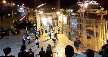 محافظة بورسعيد تودع السفينة ALBATROS باحتفالية سمسمية